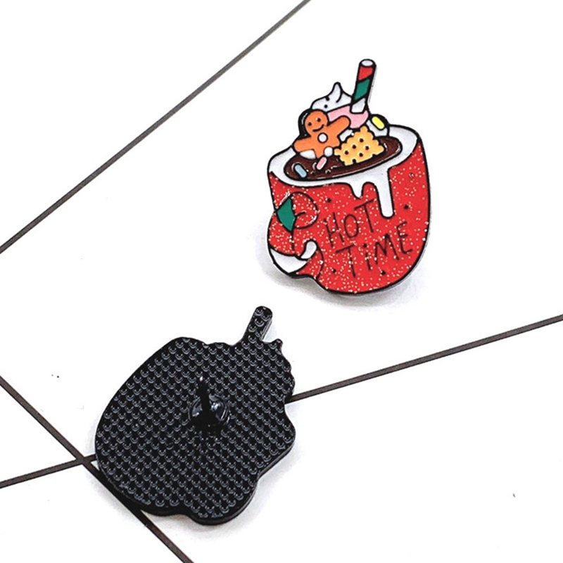 Fashion Christmas Tree &amp;Truck Food Brooch Pin Collar Womens Xmas Jewelery Gifts