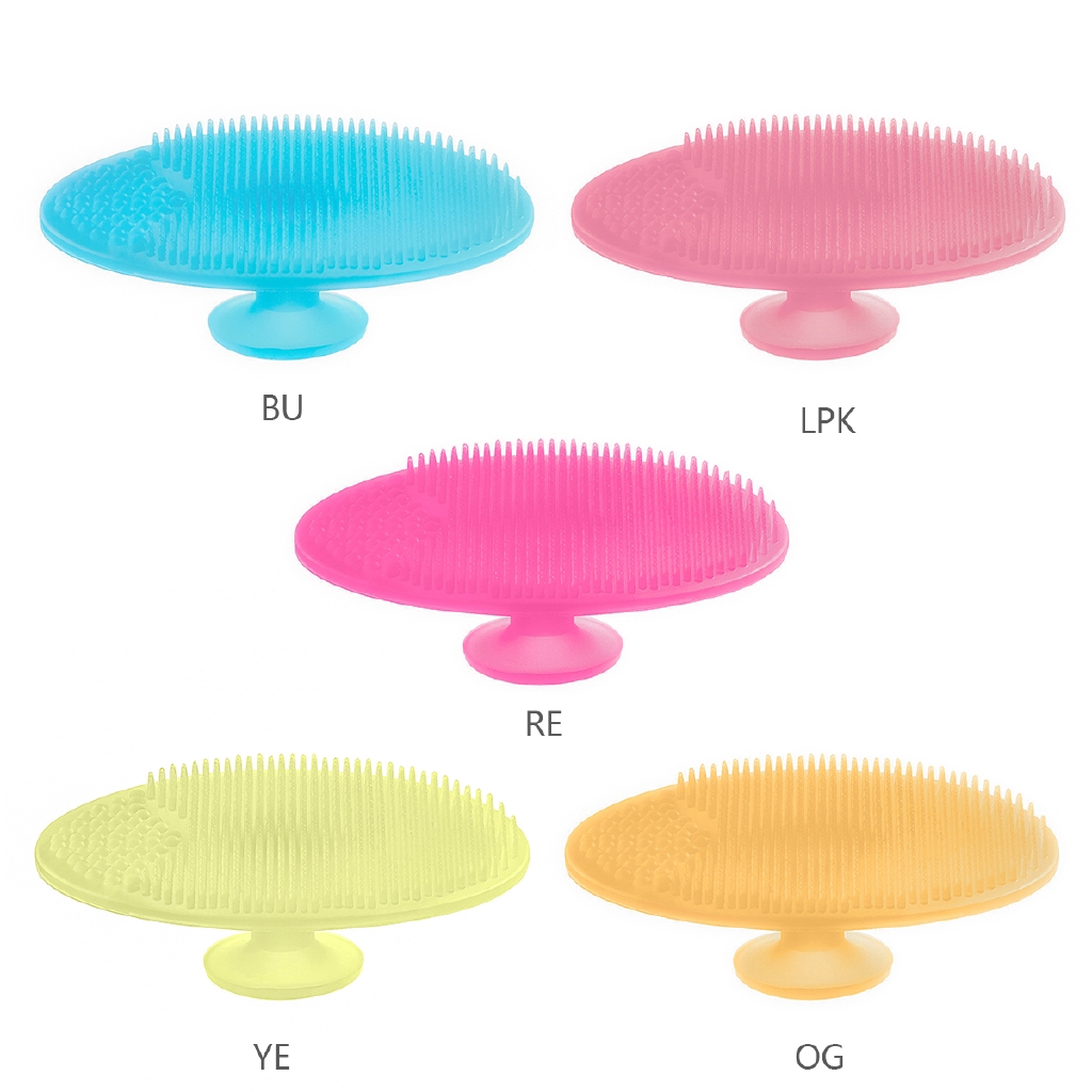 Cọ Rửa Mặt Bằng Silicon Làm Sạch Mụn Đầu Đen Tiện Dụng Nhiều Màu Tùy Chọn