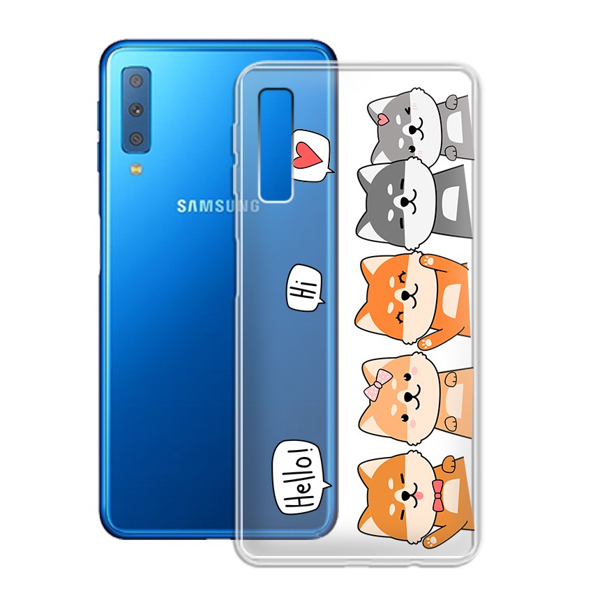 [FREESHIP ĐƠN 50K] Ốp lưng Samsung Galaxy A7 2018 / A750 in nổi họa tiết phong cảnh Paris - 01029 Silicone Dẻo