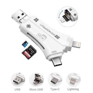 Đầu đọc thẻ nhớ 4 trong 1 cổng micro sd/tf otg usb 2.0 tiện dụng