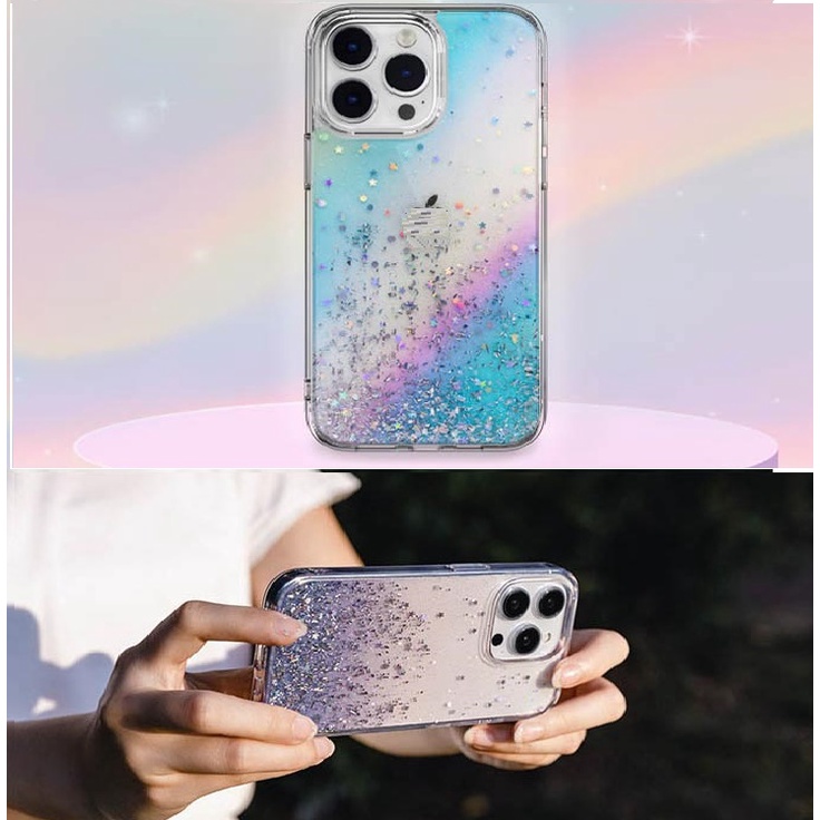 Ốp lưng IP 14 Pro Max Switcheasy Starfield 3D Glitter Resin