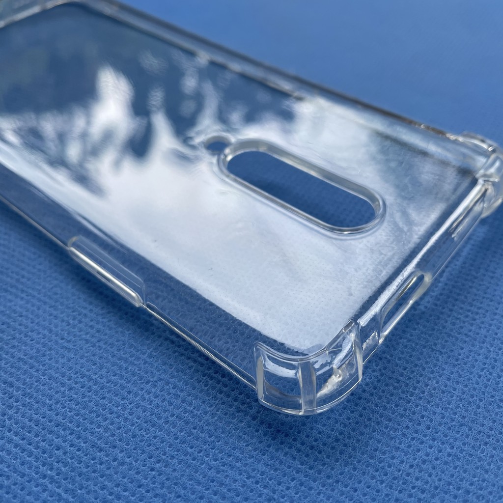 Ốp lưng silicon trong suốt chống sốc 4 cạnh cao cấp cho Oneplus 7 Pro