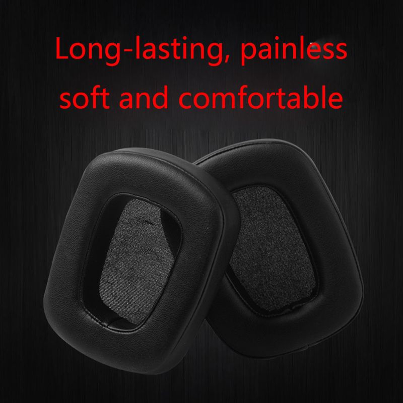 1Pair Leather Ear Pads Soft Foam Ear Cushion for Razer Tiamat 7.1 V2 Headset