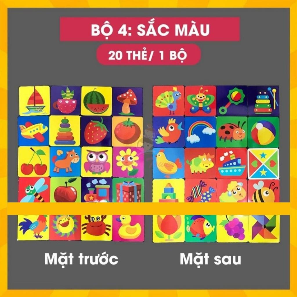 Bộ thẻ kích thích thị giác trẻ sơ sinh