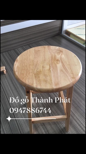Ghế đôn gỗ 60cm