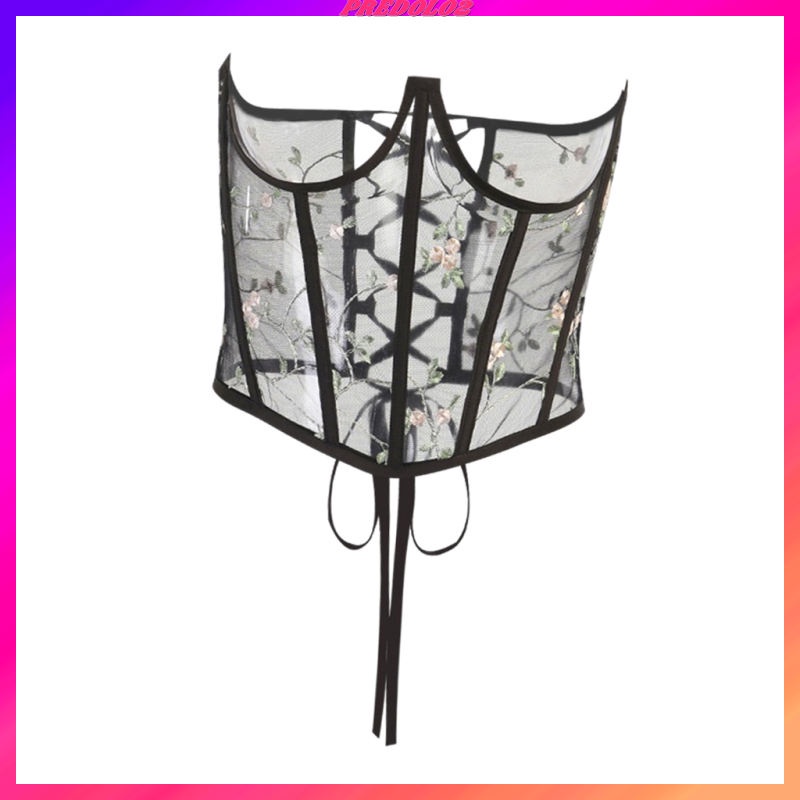 Thắt lưng corset ren có độ co giãn gợi cảm cho nữ