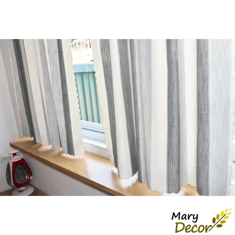 Rèm Cửa Sổ Cao Cấp, Rèm Cửa Chống Nắng 80%, Vải Treo Tường Trang Trí Decor Cửa Chất Liệu Cotton Dày Viền Tua Rua R-CC01