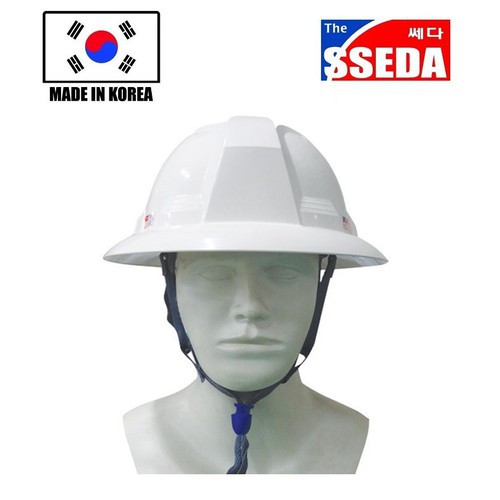 Mũ bảo hộ SSEDA vành rộng màu trắng