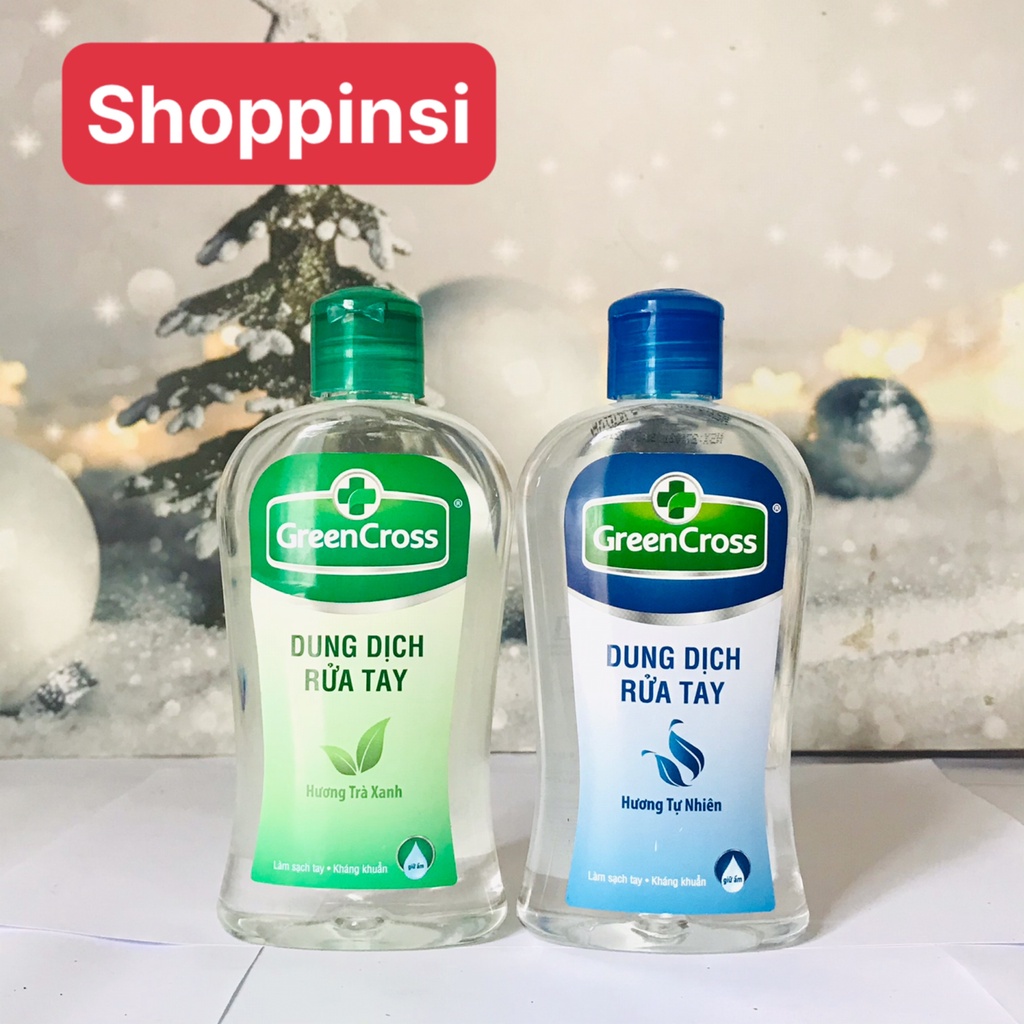 Nước rửa tay khô diệt khuẩn Green Cross 250ml