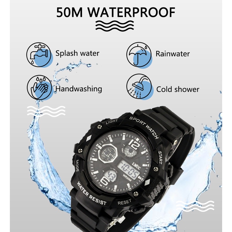 Đồng hồ bơi thời trang Đồng hồ đeo tay đa chức năng chống thấm nước 30M | BigBuy360 - bigbuy360.vn