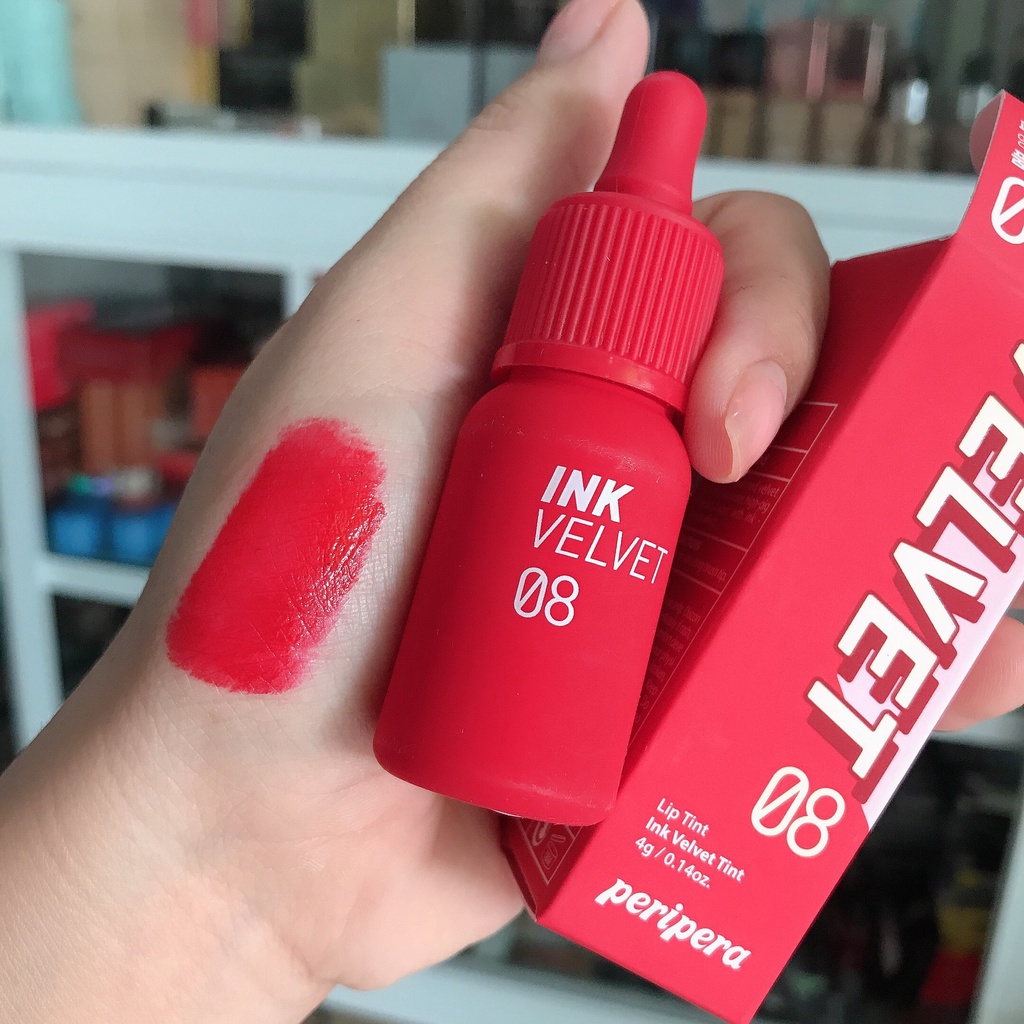 Son kem INK 08_Đỏ hồng siêu lì mềm môi