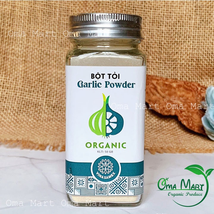 Bột gia vị hữu cơ Vinasamex (gừng, hành, tỏi, sả, nghệ, quế, ..)