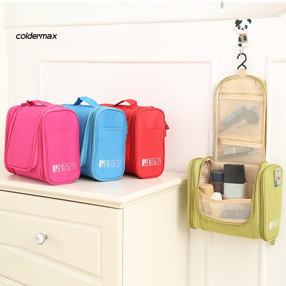 CDMX Outdoor Travel Waterproof Toiletry Hanging Bag Makeup Cosmetic Storage Organizer