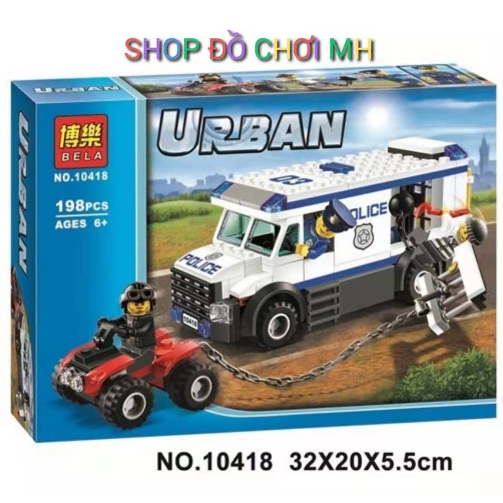 [mua 1 tặng 1] BỘ SƯ TẬP LEGO LẮP RÁP BELA URBAN