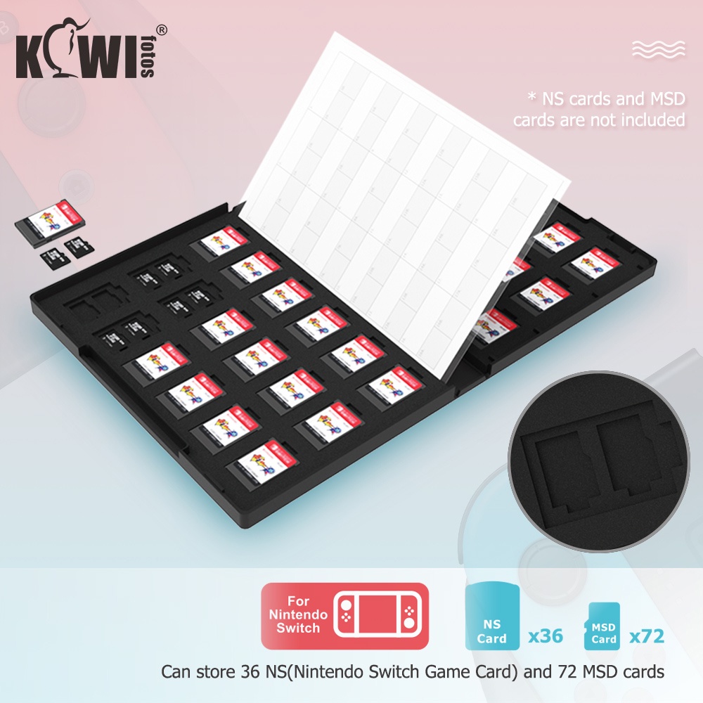 Hộp Kim Loại Đựng Thẻ Nhớ SD Micro SDXC SDHC CF TF Nintendo Switch Đa Năng