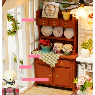 Z8_Happy Time_Nhà mô hình gỗ DIY