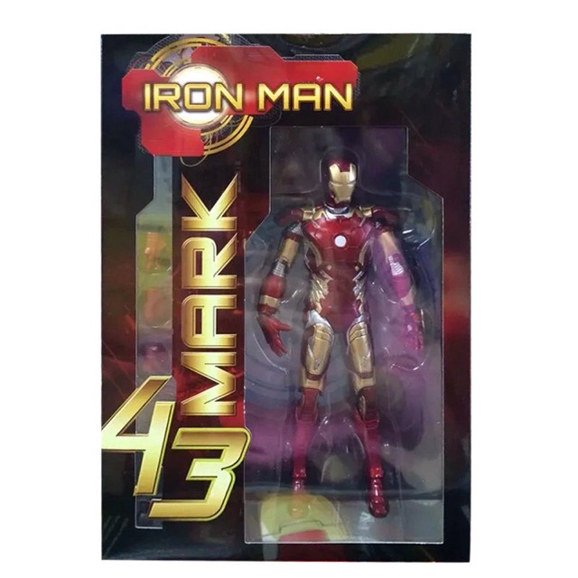 Mô Hình Nhân Vật Iron Man Mark 42 43 Chất Lượng Cao