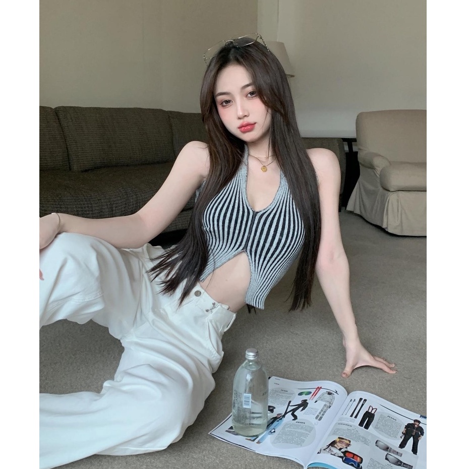 Áo hai dây cổ chữ v gợi cảm cho nữ