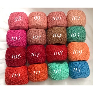 Sợi cotton Việt Nam 1mm ( từ màu 109 đến màu 128)