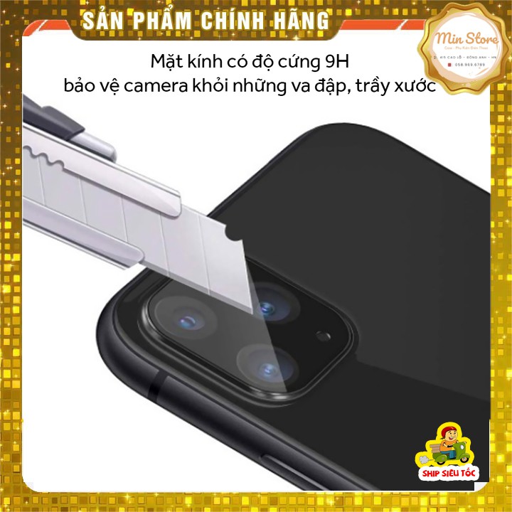 Miếng Dán Cường Lực Bảo Vệ Camera lPhone,phủ lớp chống chói,hạn chế dấu vân tay