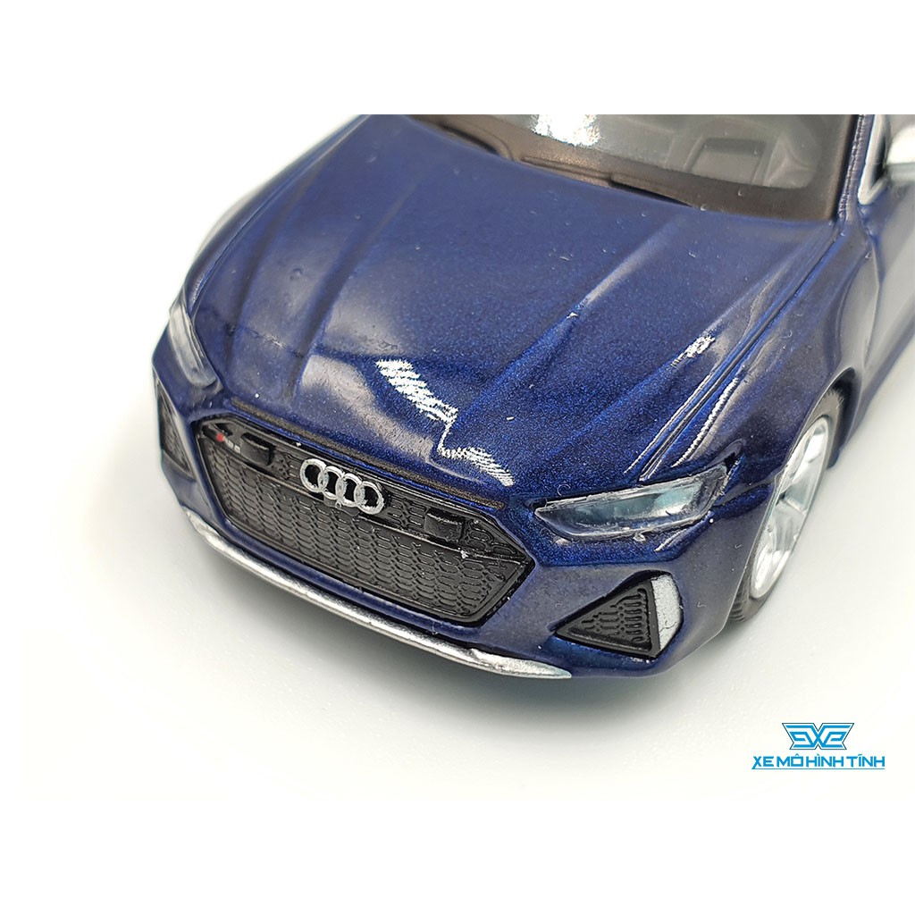 Xe Mô Hình Audi RS 6 Avant Navarra Blue Metallic LHD Tỉ lệ 1:64 MiniGT (Xanh)