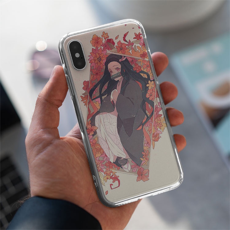 Ốp iphone Thanh Gươm Diệt Quỷ Nezuko cho Iphone 6 7 8 Plus 11 12 Pro Max X Xr TDSPOD00006