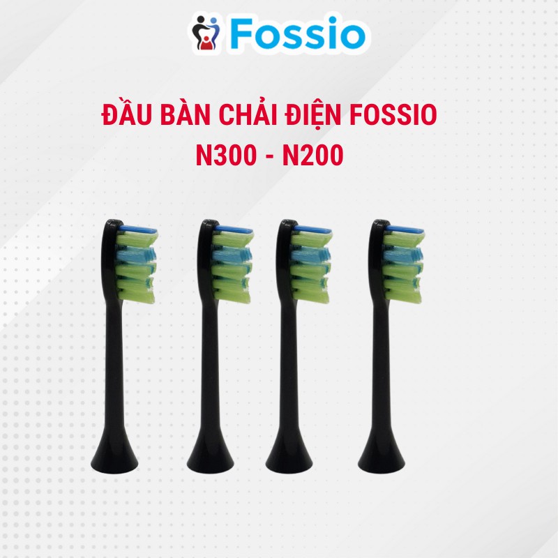 Đầu Bàn Chải Điện Thay Thế FOSSIO N300 - Sản Phẩm Chính Hãng, Có Thể Thay Thế Cho Các Loại Bàn Chải Điện Khác