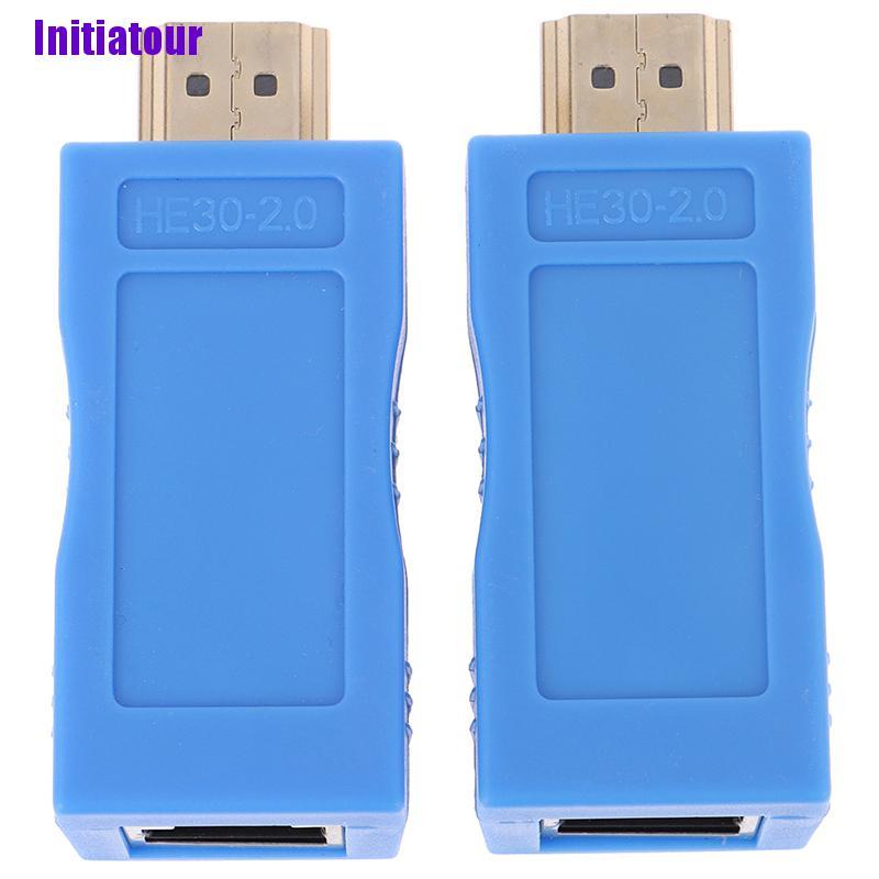 Set 2 Đầu Chuyển Đổi 1080p Hdmi Sang Rj45 Cat 6 Network Lan Ethernet | BigBuy360 - bigbuy360.vn