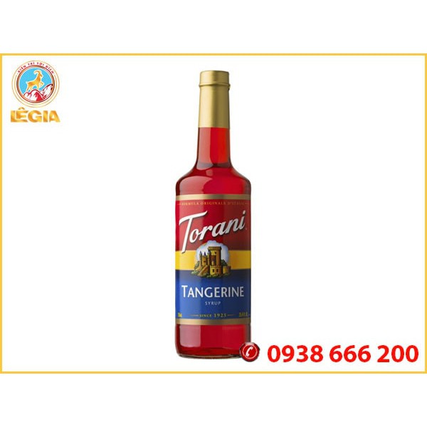 SIRO TORANI QUÝT 750ML - TORANI TANGERINE SYRUP