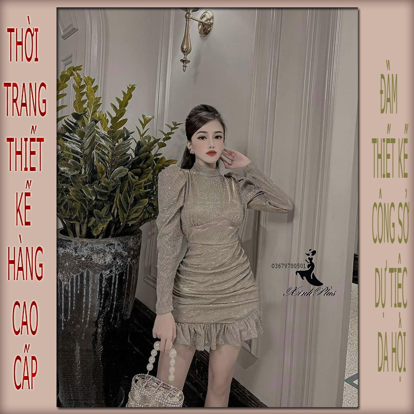 [Freeship 50K] Mẫu hottrend - Đầm nhũ đuôi cá , váy nhũ đuôi cá body tay dài thiết kế sang trọng | BigBuy360 - bigbuy360.vn