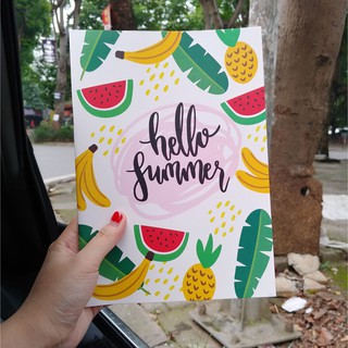 Combo 6 vở Hello Summer khổ 17x24