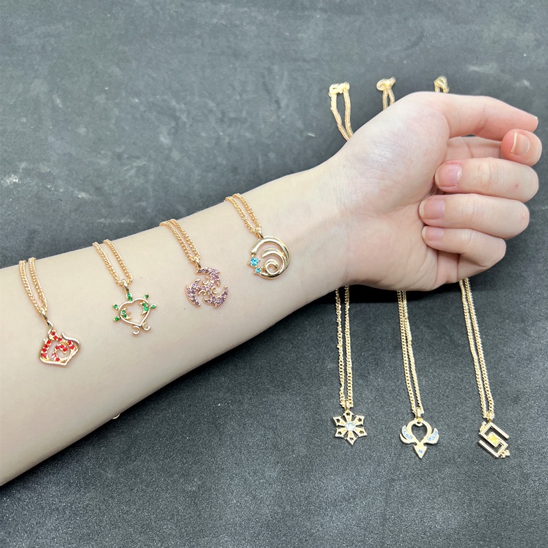 Vòng cổ BAMOER AIN029-3 mạ vàng 18K