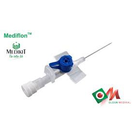  Hộp 100 cây Kim luồn tĩnh mạch Mediflon (có cổng bơm thuốc)