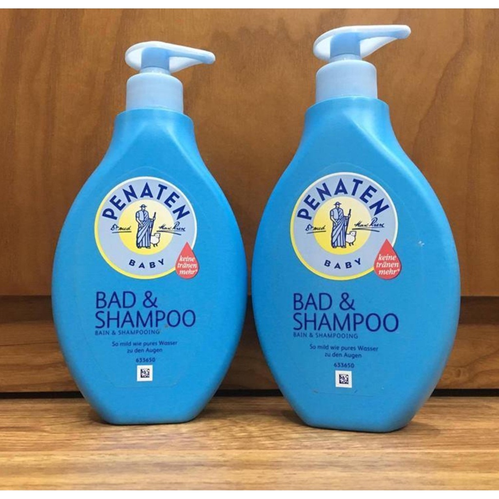 Sữa tắm cho bé sơ sinh Penaten 400ml và sữa tắm gội PENATEN Bad &amp; Shampoo 2 in 1