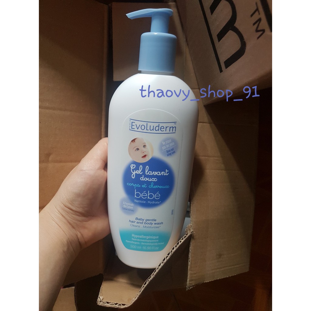 Sữa tắm cho bé Evoluderm 500ml