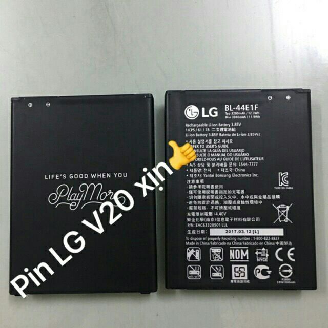 Pin LG V20 (BL- 44E1F) 3200mAh Xịn Đúng Chất Lượng - BH