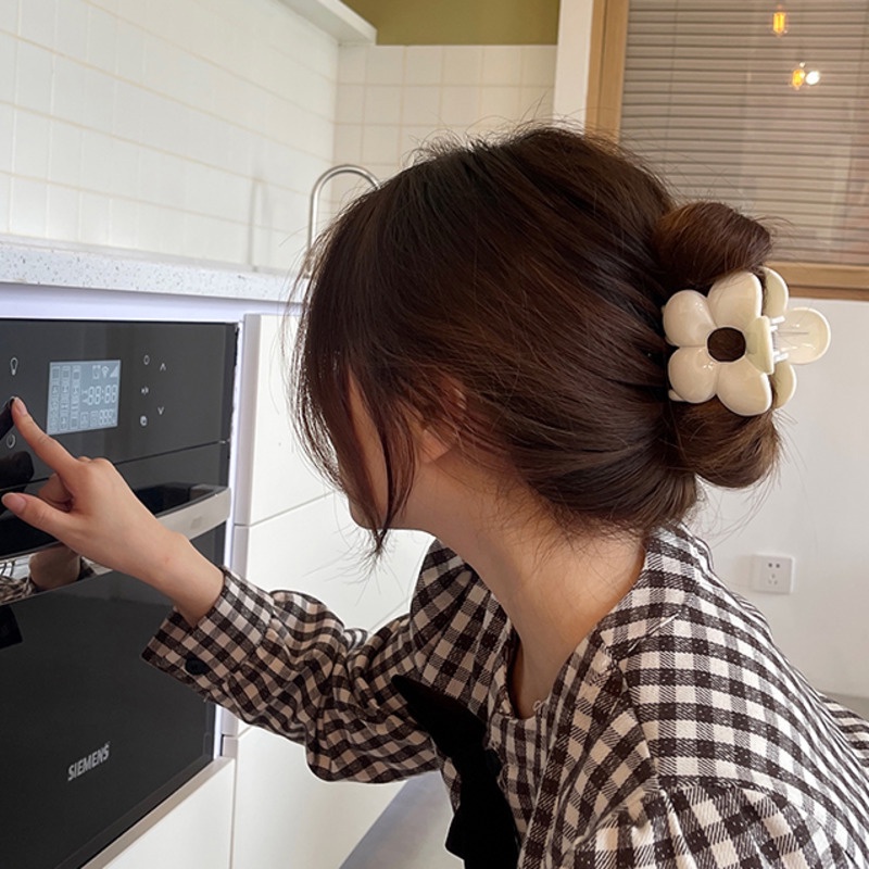 Kẹp Tóc Hình Hoa Thiết Kế Đơn Giản Thời Trang Cho Nữ