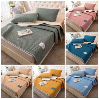 Chiếu điều hoà tencel cao su non (đủ size, ảnh thật, sẵn hàng)