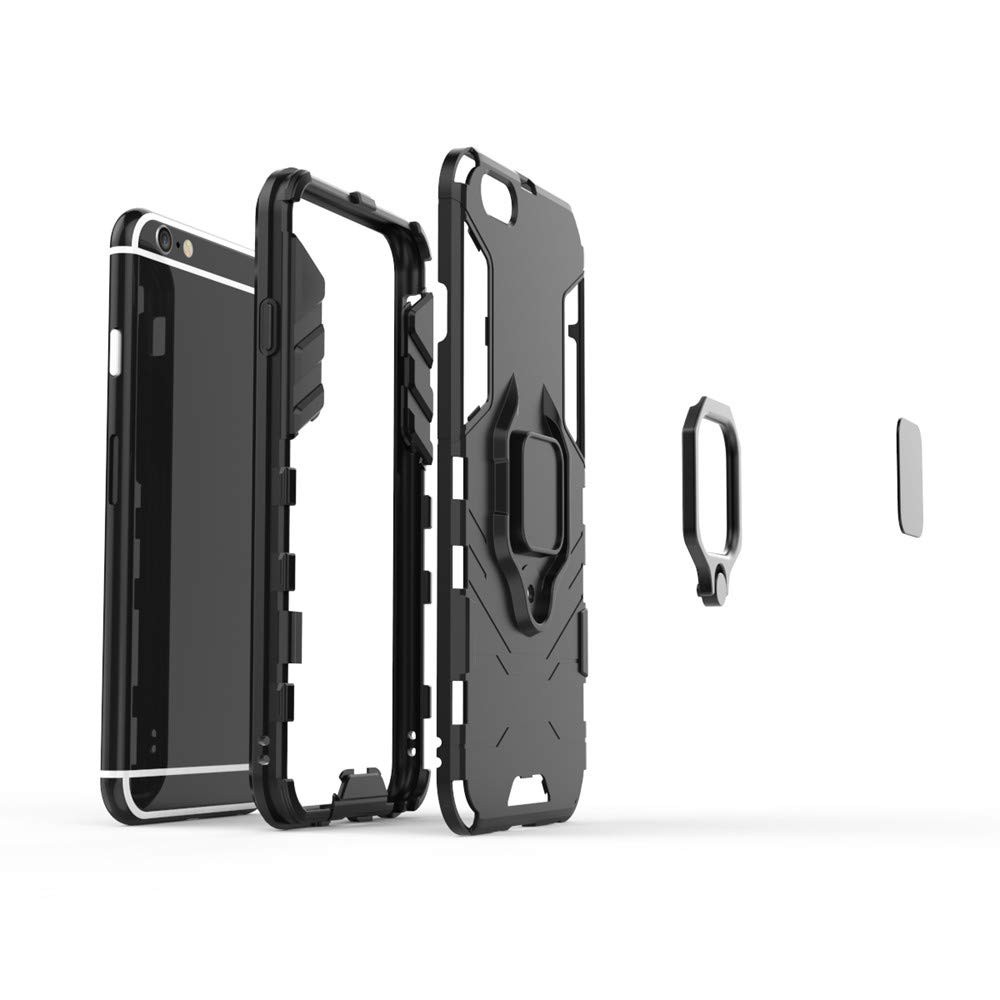 Ốp lưng iPhone 6/ iPhone 6s iron man chống sốc kèm nhẫn iring chống xem video