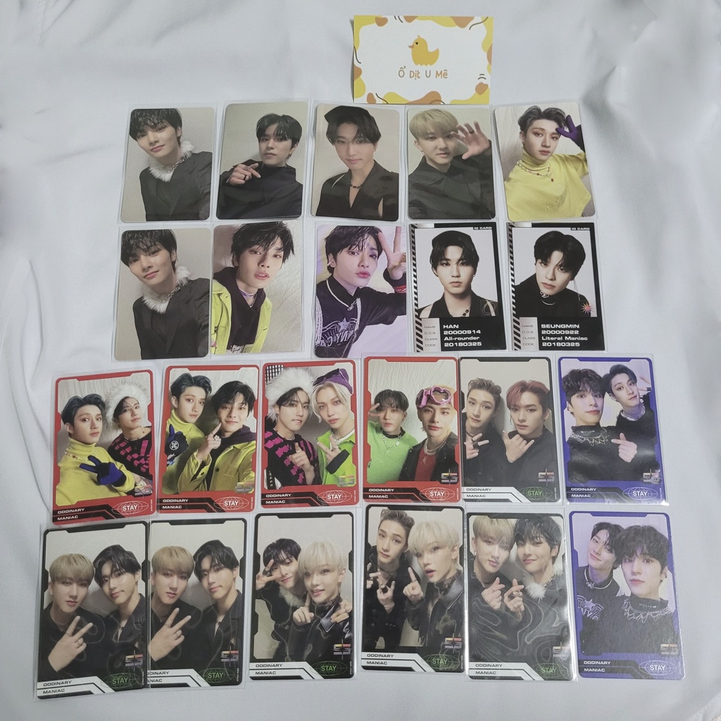 [CÓ SẴN] Hình ảnh photocard Stray Kids Oddinary official