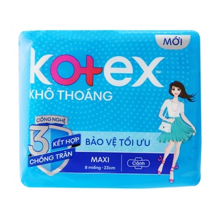Băng vệ sinh Kotex khô thoáng Maxi 8 miếng