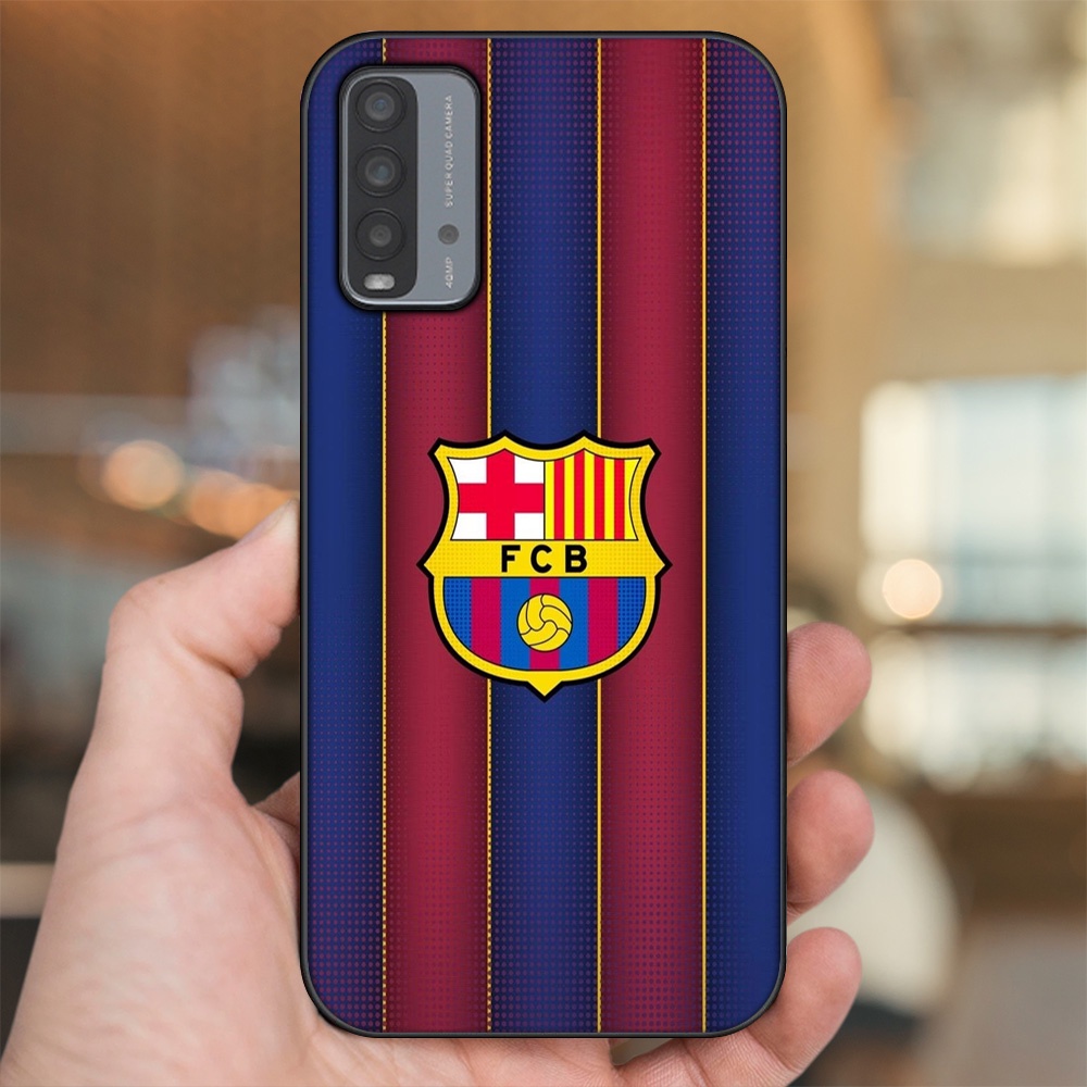 Ốp lưng Xiaomi Redmi 9T viền đen in hình Barcelona Barca