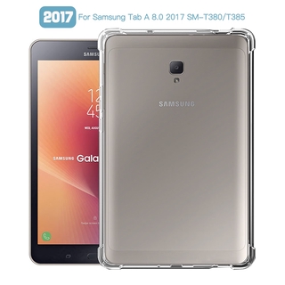 Ốp lưng silicon trong suốt chống sốc cho samsung galaxy tab a 8.0 2017 sm-t380 sm-385 8.0 inch