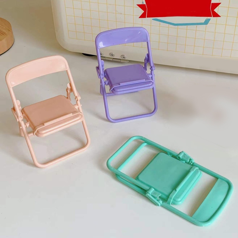 Giá đỡ điện thoại hình cái ghế mini có thể điều chỉnh thích hợp cho iPhone