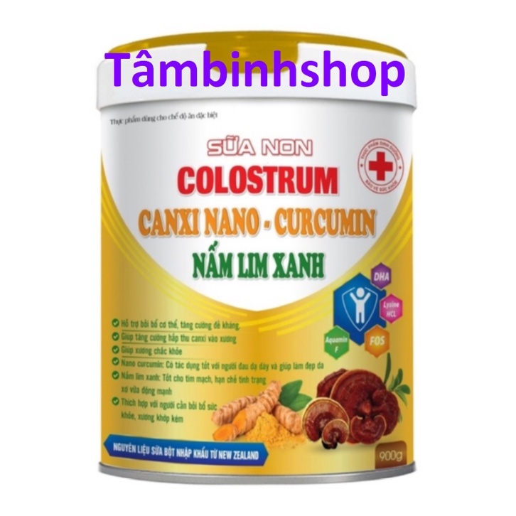Sữa NON COLOSTRUM-CANXI NANO-NẤM LIM XANH hỗ trợ bồi bổ cơ thể, tăng cường sức khỏe