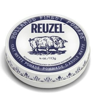 Sáp vuốt tóc Reuzel Clay Matte Pomade (trắng)