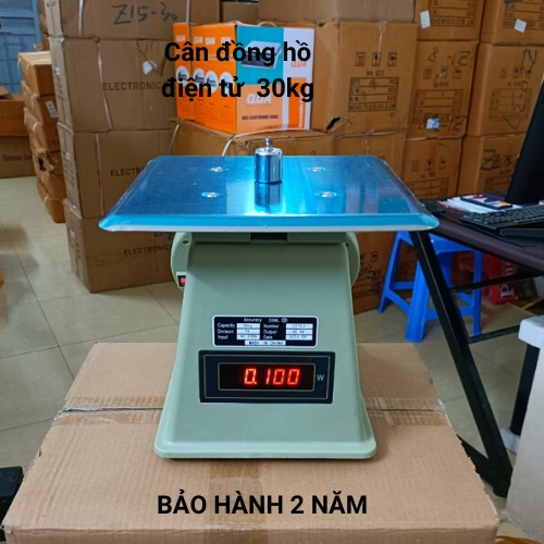 Cân đồng hồ điện tử tính tiền QUA - Q1 ( 30kg ) hiển thị 2 mặt ( bảo hành 24 tháng )