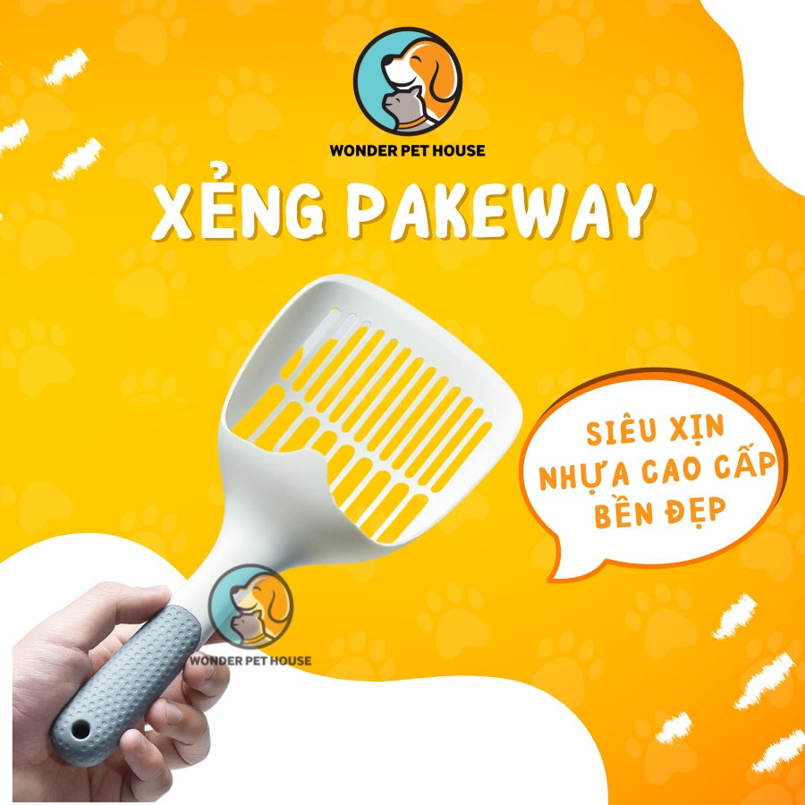 Xẻng xúc cát cho mèo cao cấp siêu xịn PAKEWAY