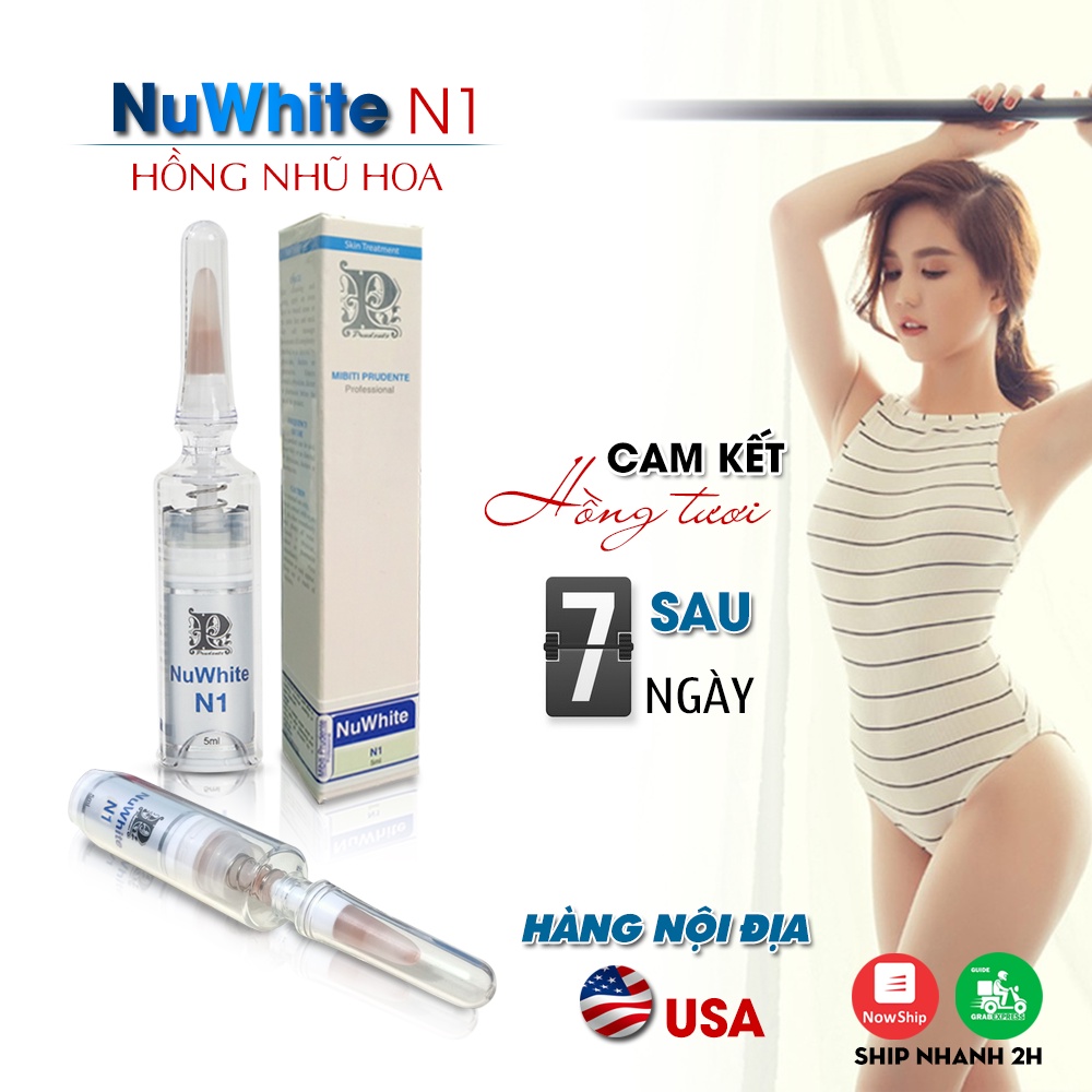 KEM LÀM HỒNG NHŨ HOA NUWHITE N1 - Hàng Nội Địa Mỹ, Đầu Tròn -Cam kết hiệu quả sau 1 tuần sử dụng