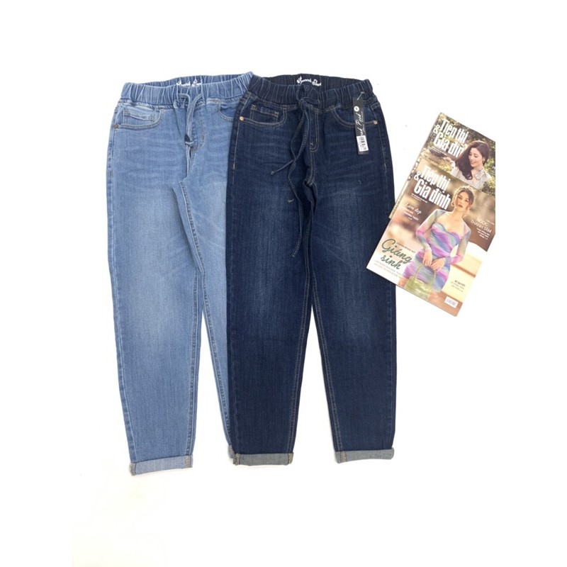 QUẦN JEANS NỮ LƯNG THUN XUẤT KHẨU (45-65kg)